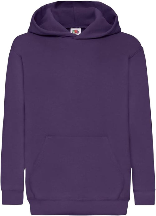 Fruit of the Loom Childrens’ Unisex Hooded Sweatshirt, Hoodie