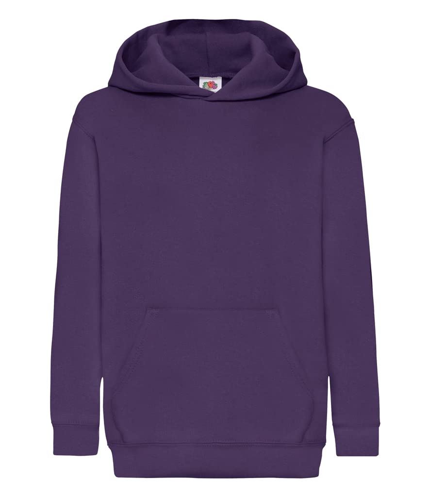 Fruit of the Loom Childrens’ Unisex Hooded Sweatshirt, Hoodie