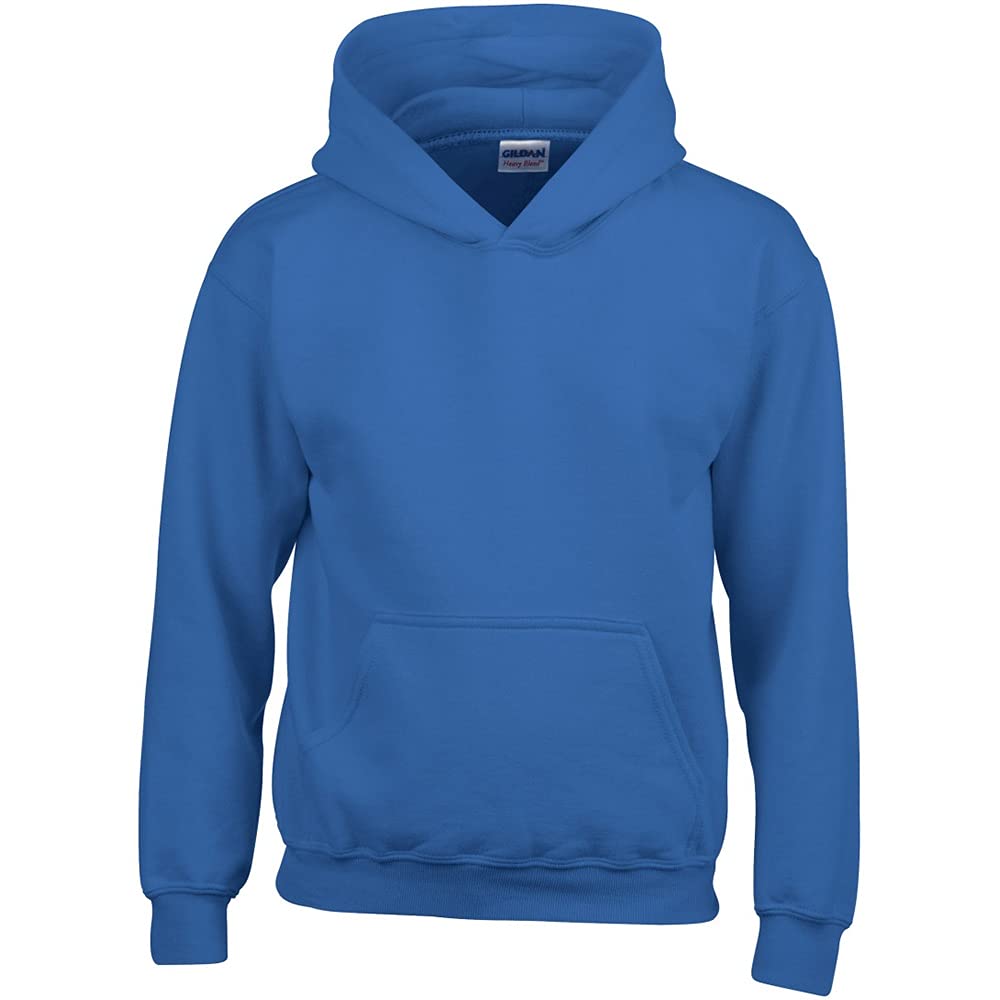 GILDAN Unisex Kids Winter Hooded Sweatshirt - Purple, XS-XL