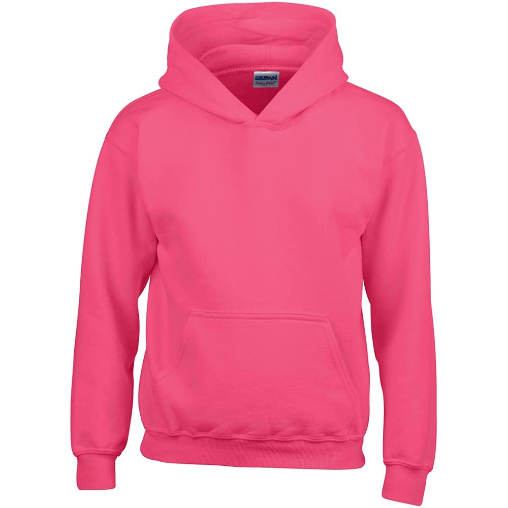 GILDAN Unisex Kids Winter Hooded Sweatshirt - Purple, XS-XL