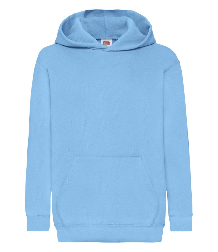 Fruit of the Loom Childrens’ Unisex Hooded Sweatshirt, Hoodie