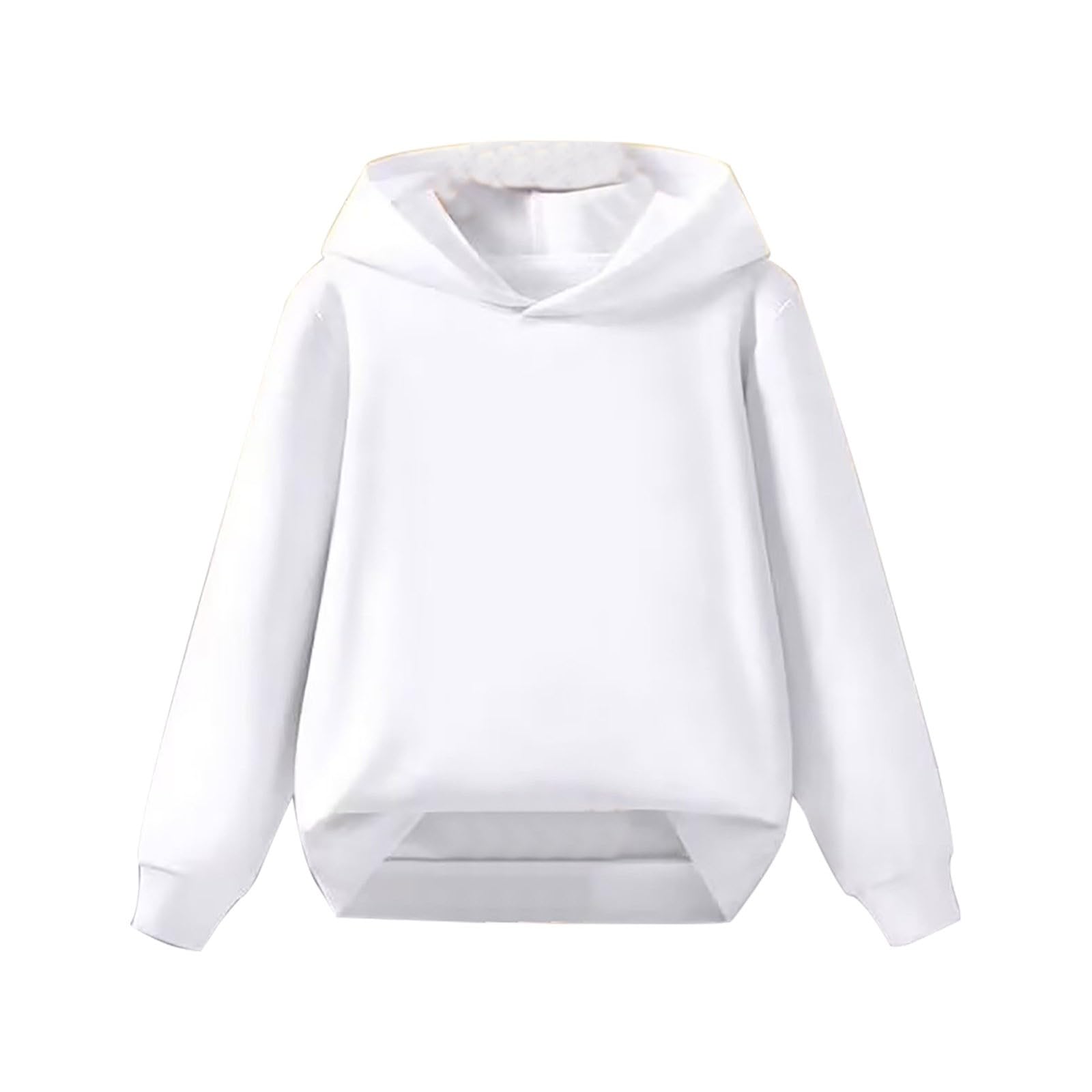 Kids Fashion Hoodies Oversized Thin Pullover Hooded Sweatshirts Boys Girls Long Sleeve Plain Cute Sweater Clothes Lightweight Casual School Trendy Hoodie