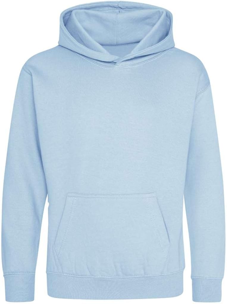 Listers Schoolwear Boys Girls Plain Hoodie Fleece Childrens Hooded Sweatshirt Pullover Hoody 1-15 Years