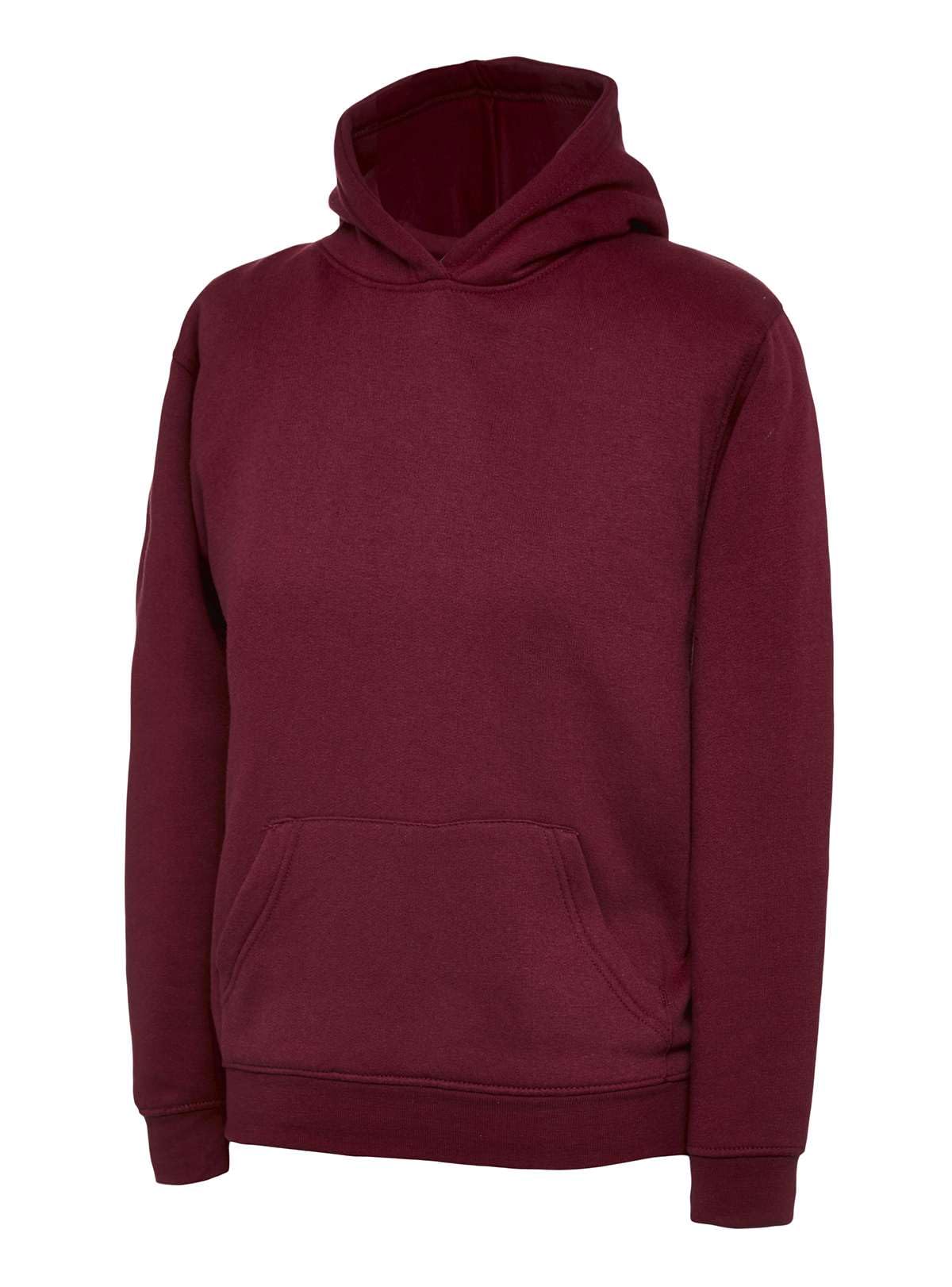 Listers Schoolwear Boys Girls Plain Hoodie Fleece Childrens Hooded Sweatshirt Pullover Hoody 1-15 Years