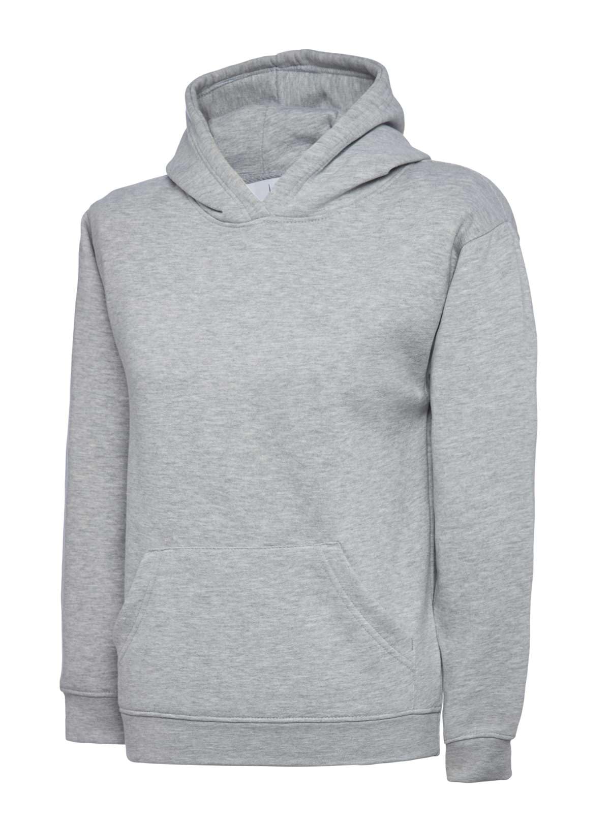 Listers Schoolwear Boys Girls Plain Hoodie Fleece Childrens Hooded Sweatshirt Pullover Hoody 1-15 Years