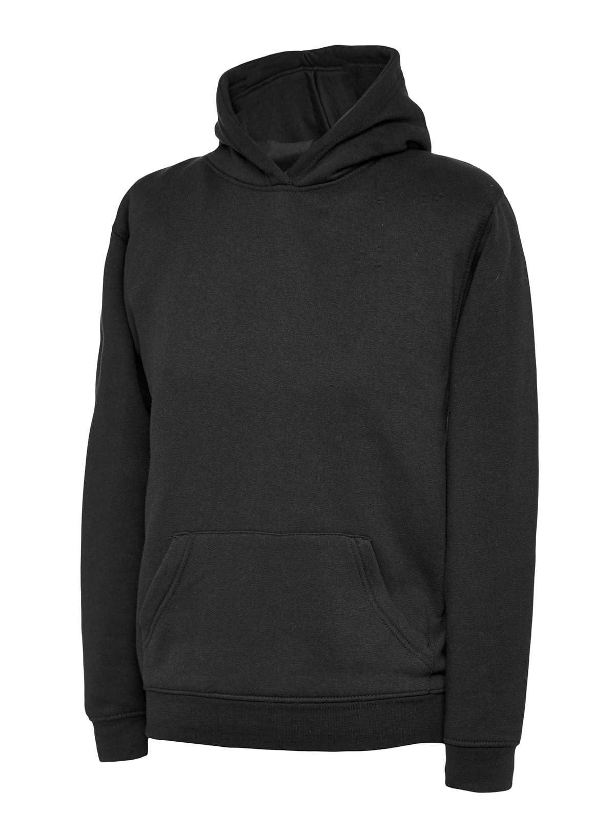 Listers Schoolwear Boys Girls Plain Hoodie Fleece Childrens Hooded Sweatshirt Pullover Hoody 1-15 Years