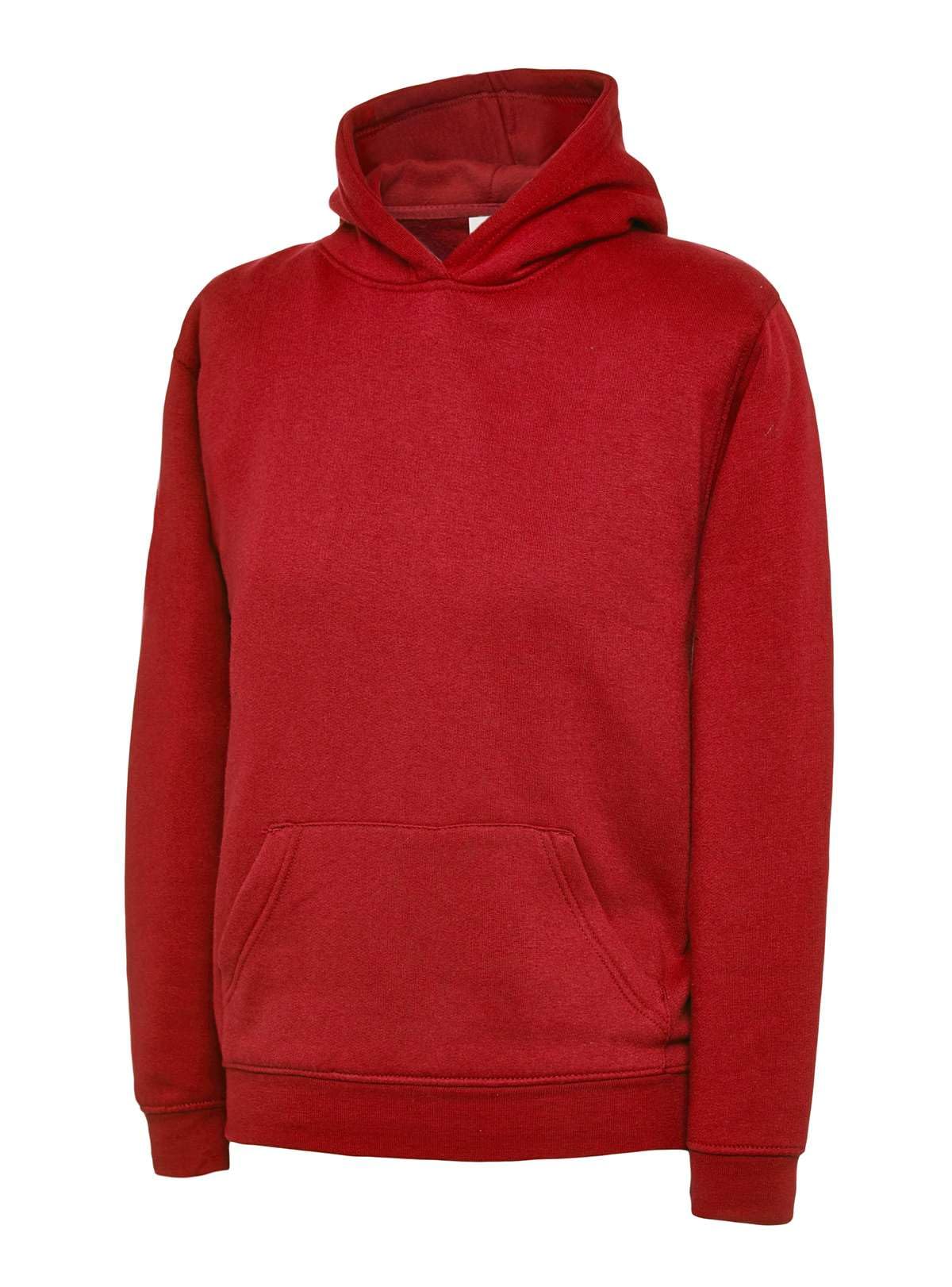 Listers Schoolwear Boys Girls Plain Hoodie Fleece Childrens Hooded Sweatshirt Pullover Hoody 1-15 Years