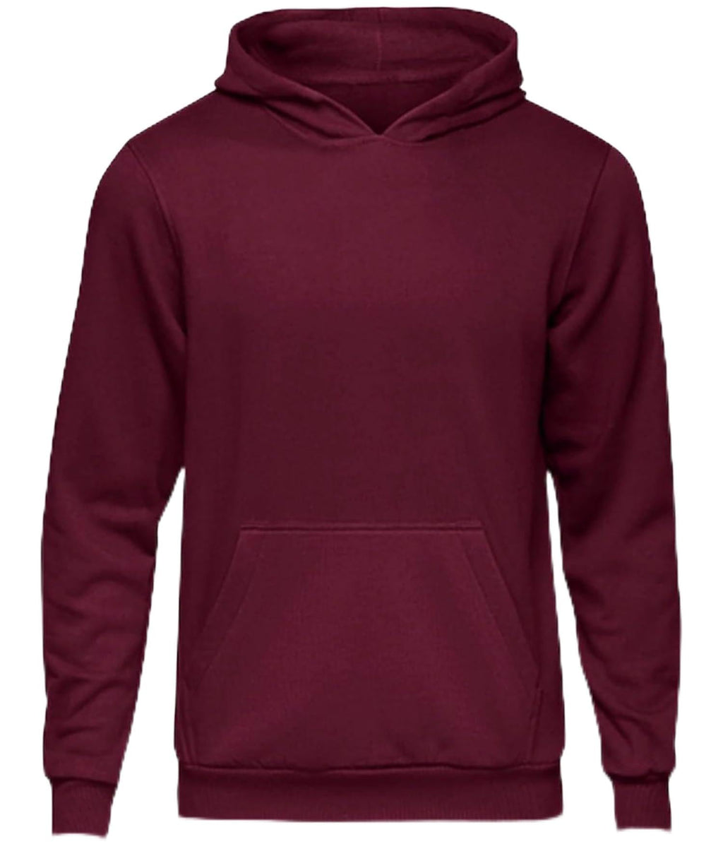 Daily Apparel Plain Unisex Kids Hoodie | Casual Plain Hooded Jumper For Children | Premium Kids Printed Hooded Top | Comfy & Cozy Sweatshirt for Everyday Wear