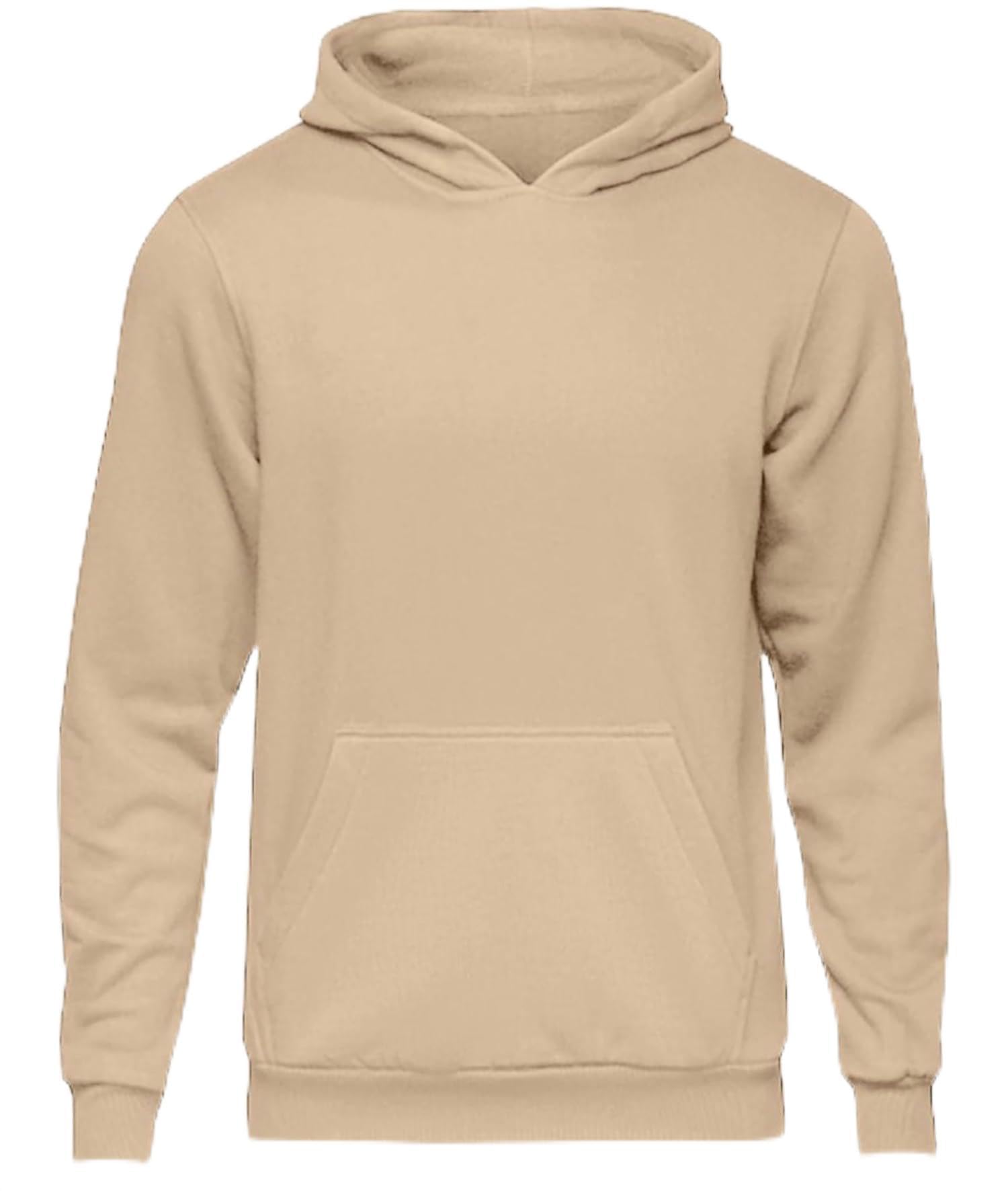 Daily Apparel Plain Unisex Kids Hoodie | Casual Plain Hooded Jumper For Children | Premium Kids Printed Hooded Top | Comfy & Cozy Sweatshirt for Everyday Wear