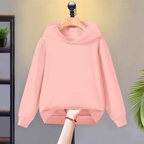 Kids Fashion Hoodies Oversized Thin Pullover Hooded Sweatshirts Boys Girls Long Sleeve Plain Cute Sweater Clothes Lightweight Casual School Trendy Hoodie
