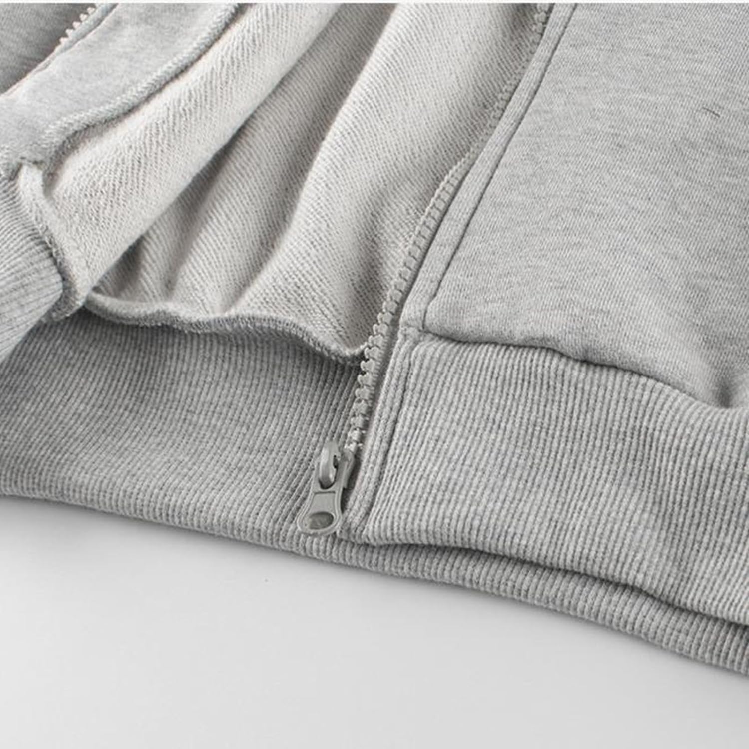 Kids Girls Boys Zipper Long Sleeves Pullover Solid Color Hoodie Sweatshirt Zip Up Hooded School Wear Jacket Sweat Hoodie Casual Warm Coats Top Childrens Unisex