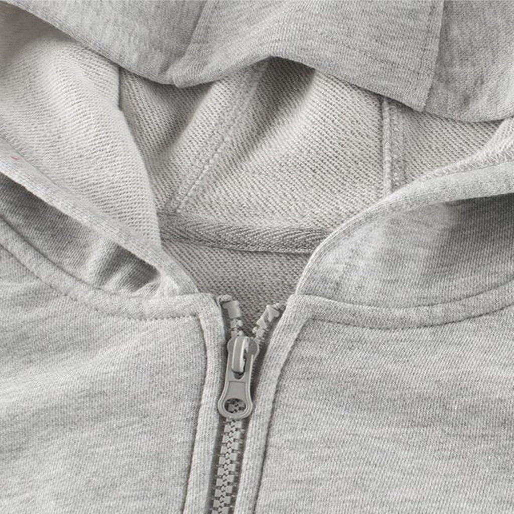 Kids Girls Boys Zipper Long Sleeves Pullover Solid Color Hoodie Sweatshirt Zip Up Hooded School Wear Jacket Sweat Hoodie Casual Warm Coats Top Childrens Unisex